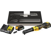 DeWalt Tournevis à cliquet sans fil DCF510E2G-QW XR 18V Brushless 2x1.7Ah têtes 1/4', 3/8'