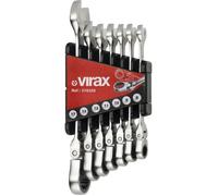 Virax - Jeu de 7 clés à cliquet 310325 - têtes flexibles 180° 8-17 mm