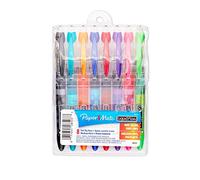 Liquid Flair Porous Point Stick Pen, Assorted Ink, Medium, 8 per Set