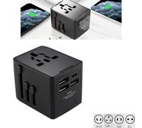 Liquidation ! Adaptateur de voyage universel Smart Appliances : chargeur mural international avec prise secteur 3,5 A et port USB-C pour les