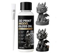 Liquide Brillant Impression 3D 50ml Vernis transparent brillant lissant | Brillance des impressions 3D Bricolage Noël adultes déco maison toile cadre dessous de verre meubles bois alb