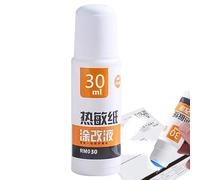 Liquide correcteur pour papier thermique | Liquide correcteur en forme de stylo pour papier thermique - 55 ml 30 ml Dissolvant d'écriture manuscrite pour