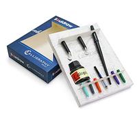 Liquidraw Ensemble de calligraphie arabe avec porte-plume et encre de calligraphie noire pour artistes, débutants, adultes et enfants