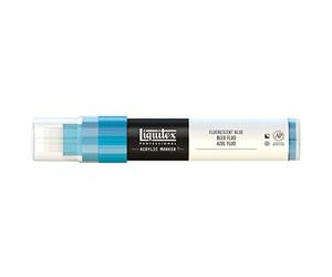 Liquitex 00057 Marqueur Pointe Large 8-15 mm Bleu Fluorescent