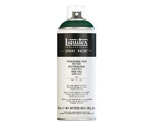 Liquitex 02424 Bombe de peinture aérosol 400 ml Vert phtalocyanine/Nuance Bleue