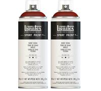 Liquitex 02445 Bombe de peinture aérosol 400 ml Terre de sienne brulée (Lot de 2)