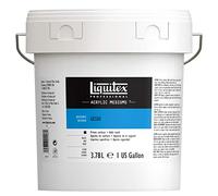 Liquitex 5336 Gesso Professionnel - Apprêt pour Peintures Acryliques, Primer Résistant à la Lumière et au Vieillissement, Prêt à l’Emploi - Seau 3,79 L, Blanc