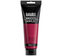 Liquitex 88700212 Basics - Peinture acrylique, peinture artistique monopigmentée, résistante à la lumière, qualité archive, finition satinée, tube de 250 ml - Magenta Quinacridone