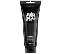 Liquitex Peinture acrylique Basics – Noir De Mars 250 ml – Finition satinée, qualité archive