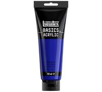 Liquitex Peinture acrylique Basics 88700228 – Finition satinée, tube 250 ml – Outremer Foncé
