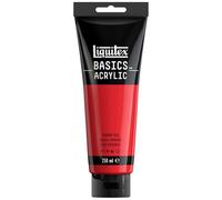 Liquitex Basics - Peinture - peinture acrylique - rouge primaire - semi-opaque - satin - 250 ml Rouge