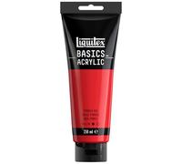 Peinture Acrylique en tube - rouge de pyrrole - Liquitex Basics Rouge
