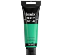 Liquitex Peinture acrylique Basics – résistante à la lumière, satinée – 118 ml Vert d'eau éclatant
