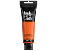 Liquitex Basics - Peinture - peinture acrylique - teinte orange de cadmium - semi-opaque - satin - fine - 118 ml Orange