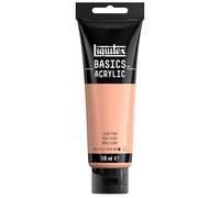 Liquitex 8870046 Basics - Peinture acrylique, peinture artistique monopigmentée, résistante à la lumière, qualité archive, finition satinée, tube de 118 ml - Rose Portrait Clair