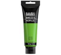 Liquitex 8870063 Basics - Peinture acrylique, peinture artistique monopigmentée, résistante à la lumière, qualité archive, finition satinée, tube de 118 ml - Vert Citron