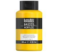 Liquitex Basics - Peinture - peinture acrylique - teinte jaune moyen de cadmium - semi-opaque - satin - 400 ml Jaune
