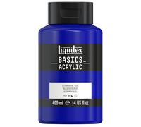 Liquitex Basics - Peinture - peinture acrylique - bleu ultramarin - semi-opaque - satin - 400 ml Bleu