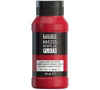 Peinture acrylique - Fluide - Alizarine cramoisie - 116 - Liquitex - Basics Acrylic fluid - 118ml