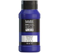 Peinture acrylique - Fluide - Bleu outremer - 380 - Liquitex - Basics Acrylic fluid - 118ml Bleu