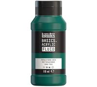 Peinture acrylique - Fluide - Vert phtalocyanine - 317 - Liquitex - Basics Acrylic fluid - 118ml Vert