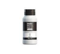 Liquitex 8870420 Basics Fluid - Peinture acrylique à consistance fluide, à séchage rapide, résistante à la lumière, imperméable, à base d'eau, Flacon de 118 ml, Argent