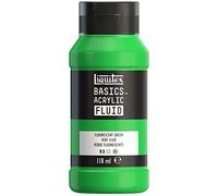 Peinture acrylique - Fluide - Vert fluo - 985 - Liquitex - Basics Acrylic - 118ml Vert