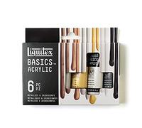Liquitex Acrylique Basics Set 6X22ml Couleurs Métalliques & Iridescentes