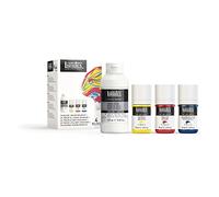 Liquitex Additif - Médium de Lissage Iridescent + Set Soft Body ROW