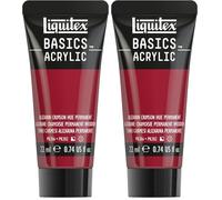 Liquitex Basics Acrylique Tube 22 ml Alizarine Cramoisie Permanent Imitation ROW (Lot de 2)