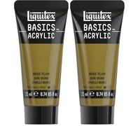 Liquitex Basics Acrylique Tube 22 ml Jaune Bronze ROW (Lot de 2)