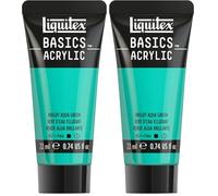 Liquitex Basics Acrylique Tube 22 ml Vert Eau Eclatant ROW (Lot de 2)