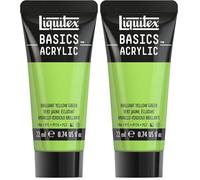 Liquitex Basics Acrylique Tube 22 ml Vert Jaune Éclatant ROW (Lot de 2)