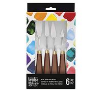 Liquitex Couteaux à peindre Basics en métal – Lot de 6