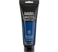 Liquitex Basics - Peinture - peinture acrylique - bleu phtalocyanine - opaque - satin - 250 ml Bleu