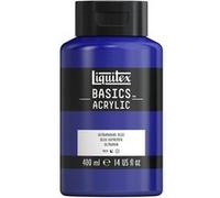 Liquitex Basics - Peinture - peinture acrylique - bleu ultramarin - semi-opaque - satin - 400 ml Bleu