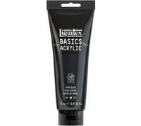 Liquitex Basics - Peinture - peinture acrylique - noir ivoire - opaque - satin - 250 ml Noir