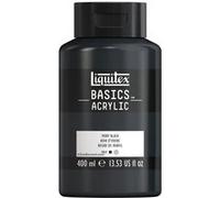 Liquitex Basics - Peinture - peinture acrylique - noir ivoire - opaque - satin - 400 ml Noir