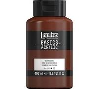 Liquitex 8870332 Basics - peinture acrylique, peinture artistique monopigmentée, résistante à la lumière, qualité archive, finition satinée, pot de 400 ml - Terre De Sienne Brûlée