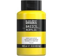 Liquitex Basics - Peinture - peinture acrylique - teinte jaune clair de cadmium - semi-opaque - satin - 400 ml Jaune
