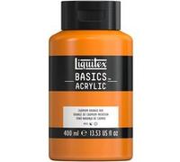 Liquitex Basics - Peinture - peinture acrylique - teinte orange de cadmium - semi-opaque - satin - 400 ml Orange