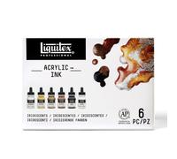 Liquitex Professional Encre Acrylique Set 6X30ml Couleurs Métalliques