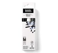 Liquitex Peinture Acrylique 3699314 Multicolore, 3, 2 X 18 X 15, 9 Cm, 3 Irisierendefarben - Feine Spitze, 17 X 1,5 X 9 Cm