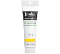 Liquitex Peinture acrylique Heavy Body Professional Jaune moyen sans cadmium 59 ml Série 3