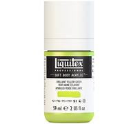 Liquitex Professional Acrylique Soft Body 59ml Vert Jaune Brillant | Faible viscosité, hautement pigmentée, finition satinée, conserve les coups de pinceau subtils, excellente couverture de