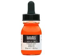 Liquitex Professional Encre Acrylique Flacon Avec Pipette 30 ml Orange fluorescent