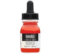 Liquitex Professional Encre Acrylique Flacon Avec Pipette 30 ml Rouge Naphtol Clair