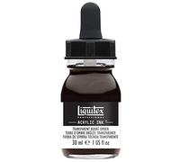 Liquitex Professional – Encre acrylique 30 ml avec pipette – Terre d'ombre brûlée transparente