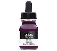 Liquitex Professional Encre Acrylique Flacon Avec Pipette 30 ml Violet Foncé, Flacon 30ml