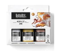 Liquitex Professional Encre Acrylique Set 3X30ml Couleurs Iridescentes